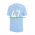 Camisolas Manchester City Phil Foden 47 Homem Casa 2023-2024 Manga Curta