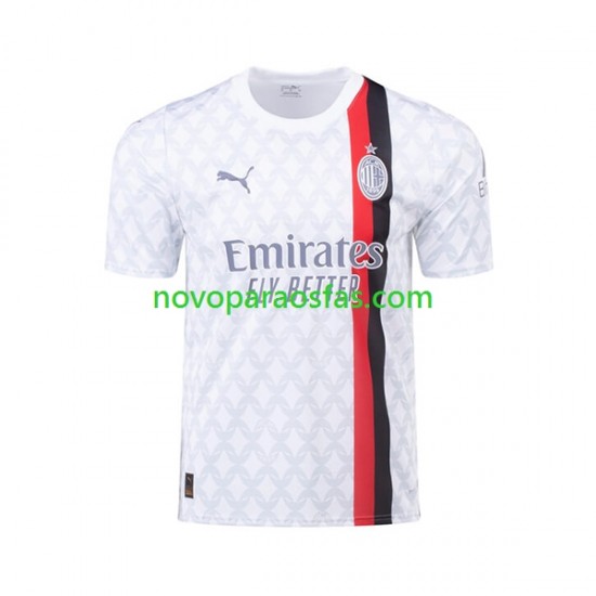 Camisolas AC Milan Theo 19 Homem Visitante 2023-2024 Manga Curta