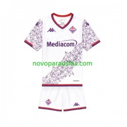 Camisolas ACF Fiorentina Criança Visitante 2023-2024 Manga Curta