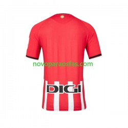 Camisolas Athletic Bilbao Homem Casa 2023-2024 Manga Curta