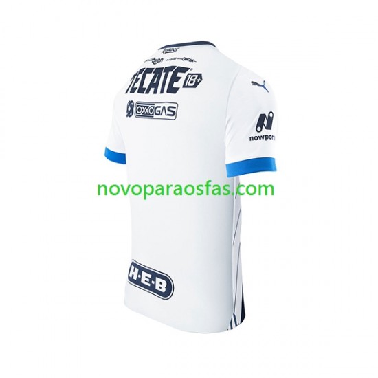 Camisolas CF Monterrey Homem Visitante 2023-2024 Manga Curta