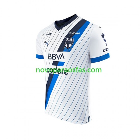 Camisolas CF Monterrey Homem Visitante 2023-2024 Manga Curta
