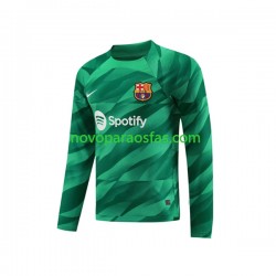 Camisolas FC Barcelona Ter Stegen 1 Guarda-redes Homem Casa 2023-2024 Manga Comprida