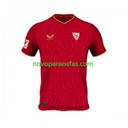 Camisolas Sevilla FC Homem Visitante 2023-2024 Manga Curta