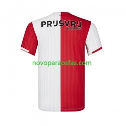 Camisolas Feyenoord Rotterdam Homem Casa 2023-2024 Manga Curta