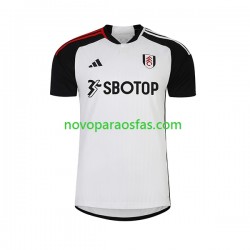 Camisolas Fulham Homem Casa 2023-2024 Manga Curta