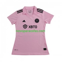 Camisolas Inter Miami Mulher Casa 2023-2024 Manga Curta