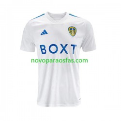 Camisolas Leeds United Homem Casa 2023-2024 Manga Curta