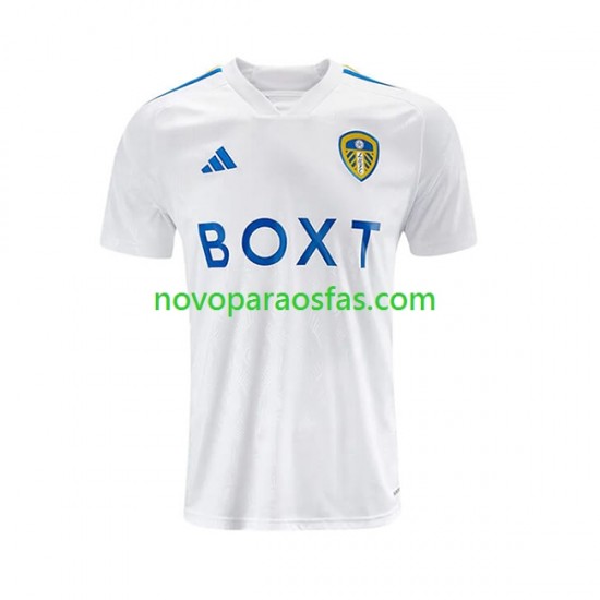 Camisolas Leeds United Homem Casa 2023-2024 Manga Curta