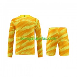 Camisolas Liverpool Guarda-redes Criança Alternativo 2023-2024 Manga Comprida