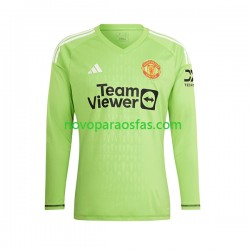 Camisolas Manchester United Guarda-redes Homem Casa 2023-2024 Manga Comprida