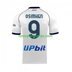 Camisolas Napoli OSIMHEN 9 Homem Visitante 2023-2024 Manga Curta
