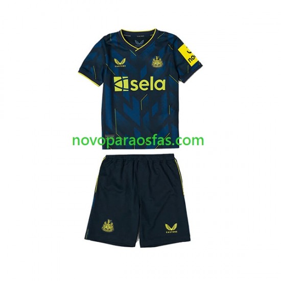 Camisolas Newcastle United Criança Alternativo 2023-2024 Manga Curta