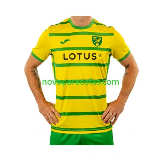 Camisolas Norwich City Homem Casa 2023-2024 Manga Curta