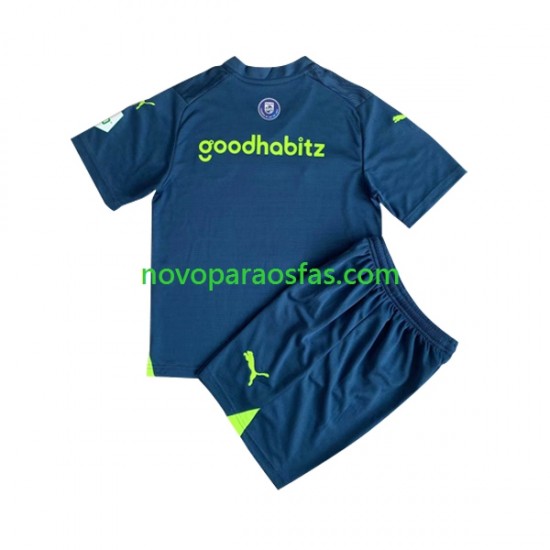 Camisolas PSV Eindhoven Criança Alternativo 2023-2024 Manga Curta