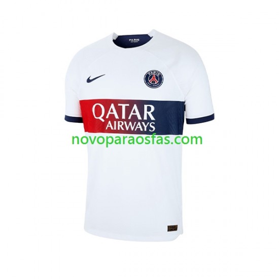 Camisolas Paris Saint-Germain Homem Visitante 2023-2024 Manga Curta