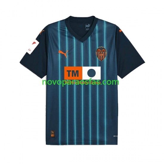 Camisolas Valencia CF Homem Visitante 2023-2024 Manga Curta