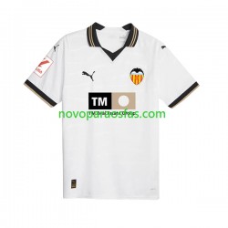 Camisolas Valencia CF Homem Casa 2023-2024 Manga Curta