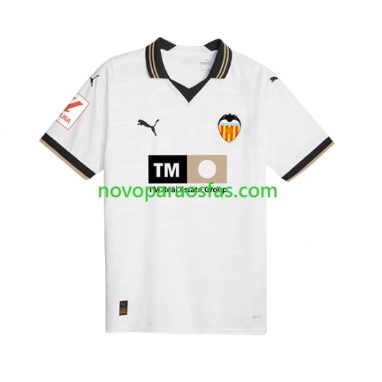 Camisolas Valencia CF Homem Casa 2023-2024 Manga Curta