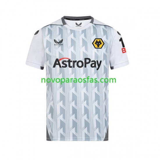 Camisolas Wolverhampton Wanderers Homem Alternativo 2023-2024 Manga Curta