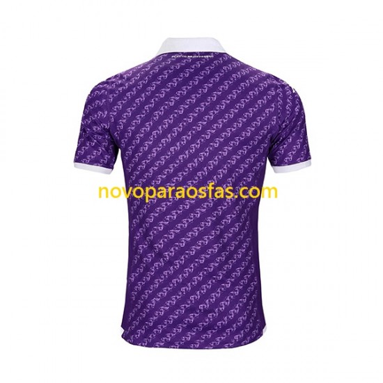 Camisolas ACF Fiorentina Homem Casa 2023-2024 Manga Curta