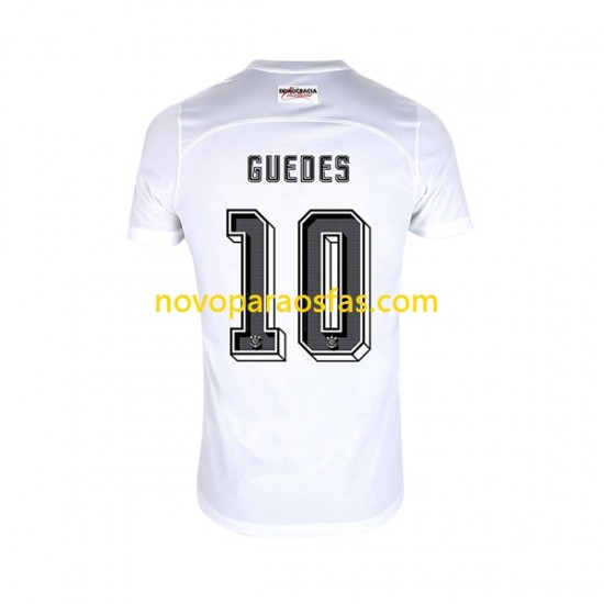 Camisolas Corinthians Guedes 10 Homem Casa 2023-2024 Manga Curta