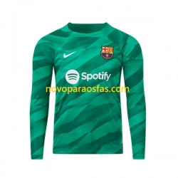 Camisolas FC Barcelona Guarda-redes Homem Casa 2023-2024 Manga Comprida