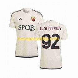 Camisolas AS Roma El Shaarawy 92 Homem Visitante 2023-2024 Manga Curta