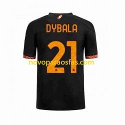 Camisolas AS Roma Paulo Dybala 21 Homem Alternativo 2023-2024 Manga Curta