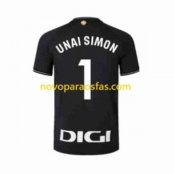 Camisolas Athletic Bilbao UNAI SIMON 1 Guarda-redes Homem Casa 2023-2024 Manga Curta