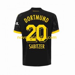 Camisolas Borussia Dortmund Marcel Sabitzer 20 Homem Visitante 2023-2024 Manga Curta