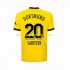 Camisolas Borussia Dortmund Marcel Sabitzer 20 Homem Casa 2023-2024 Manga Curta