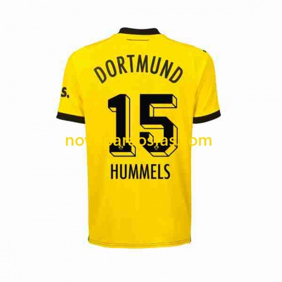 Camisolas Borussia Dortmund Mats Hummels 15 Homem Casa 2023-2024 Manga Curta