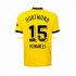 Camisolas Borussia Dortmund Mats Hummels 15 Homem Casa 2023-2024 Manga Curta