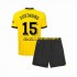 Camisolas Borussia Dortmund Mats Hummels 15 Criança Casa 2023-2024 Manga Curta