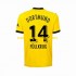 Camisolas Borussia Dortmund Niclas Fullkrug 14 Homem Casa 2023-2024 Manga Curta