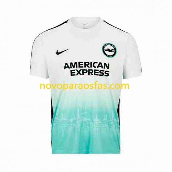 Camisolas Brighton & Hove Albion Homem Alternativo 2023-2024 Manga Curta