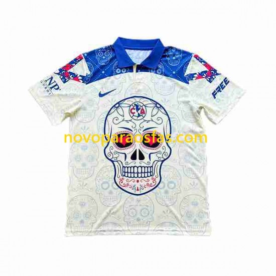 Camisolas Club América Day of the Dead Homem Visitante 2023-2024 Manga Curta