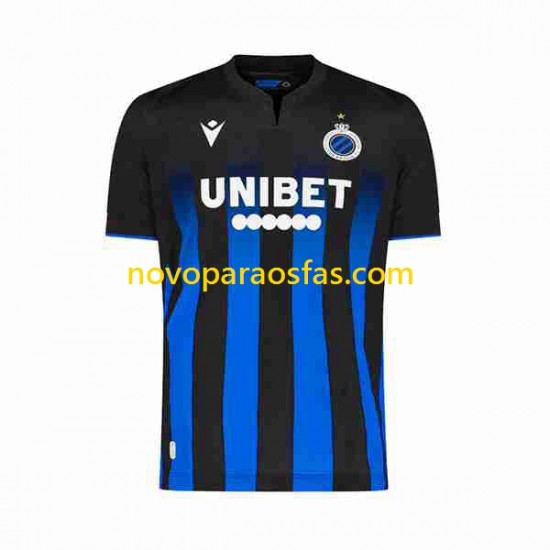 Camisolas Club Brugge Homem Casa 2023-2024 Manga Curta