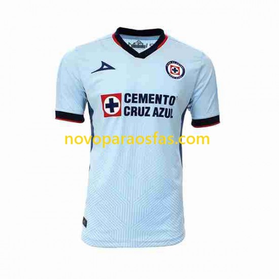 Camisolas Cruz Azul Homem Visitante 2023-2024 Manga Curta