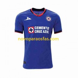 Camisolas Cruz Azul Homem Casa 2023-2024 Manga Curta