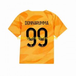 Camisolas Paris Saint-Germain Donnarumma 99 Guarda-redes Homem Visitante 2023-2024 Manga Curta