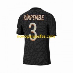 Camisolas Paris Saint-Germain Kimpembe 3 Homem Alternativo 2023-2024 Manga Curta