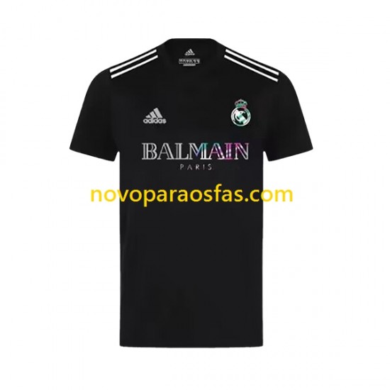 Camisolas Real Madrid Balmain Homem 2023-2024 Manga Curta