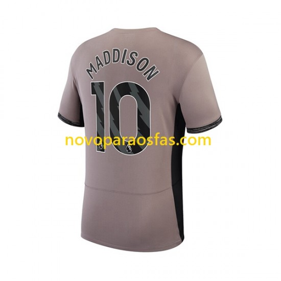 Camisolas Tottenham Hotspur James Maddison 10 Homem Alternativo 2023-2024 Manga Curta