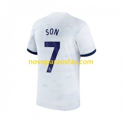 Camisolas Tottenham Hotspur Son Heung-min 7 Homem Casa 2023-2024 Manga Curta