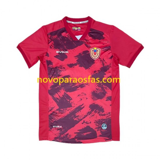 Camisolas Venezuela Homem Casa 2023 Manga Curta