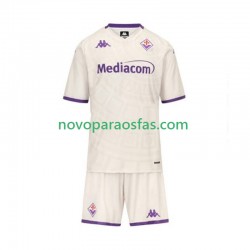 Camisolas ACF Fiorentina Criança Visitante 2025-2026 Manga Curta