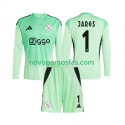 Camisolas AFC Ajax Vitezslav Jaros 1 Guarda-redes Criança Casa 2025-2026 Manga Comprida
