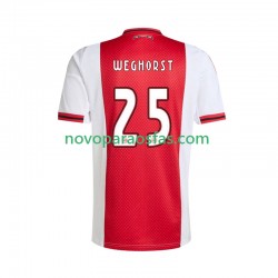 Camisolas AFC Ajax Wout Weghorst 25 Homem Casa 2025-2026 Manga Curta